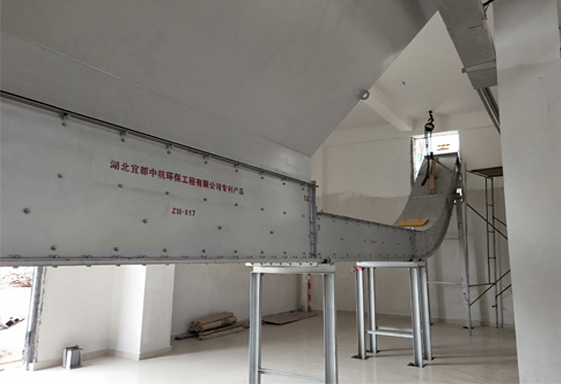 广州深圳XX污水处理厂板框污泥刮板机